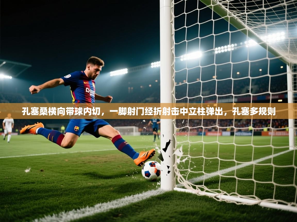 开云体育多语言中文版-孔塞桑横向带球内切，一脚射门经折射击中立柱弹出，孔塞多规则  第1张